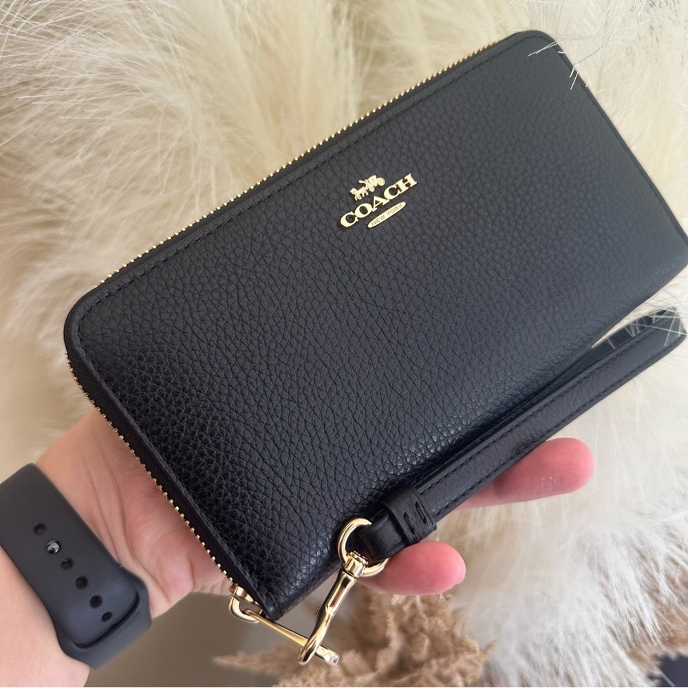 Coach Long Zip Around Wallet